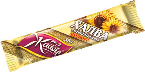 Халва ЖАЙВІР соняшникова цукрова 58 г (4820007054259) 