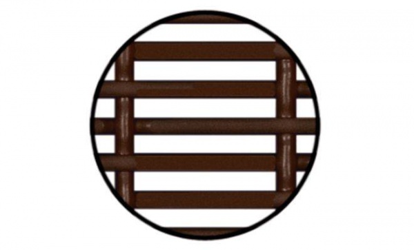 Решетка для вентиляции Hafele 175x41 мм пластик коричневый 