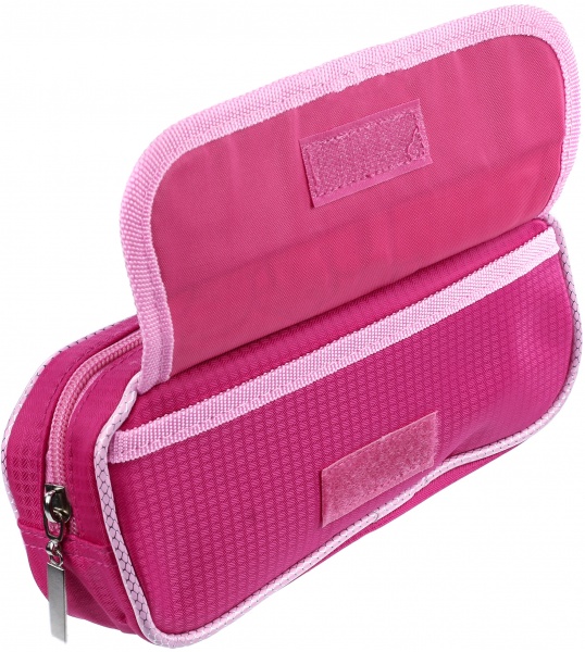 Пенал с карманом Billie розовый