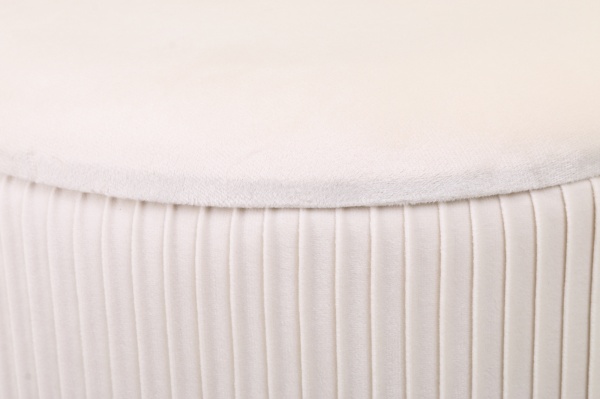 Сундук-пуф для хранения Francis белый 36х36х44 см 