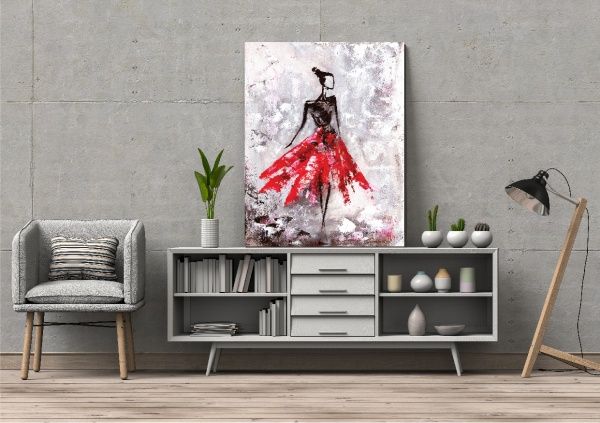 Постер Девушка винтаж вертикальная Posterclub 