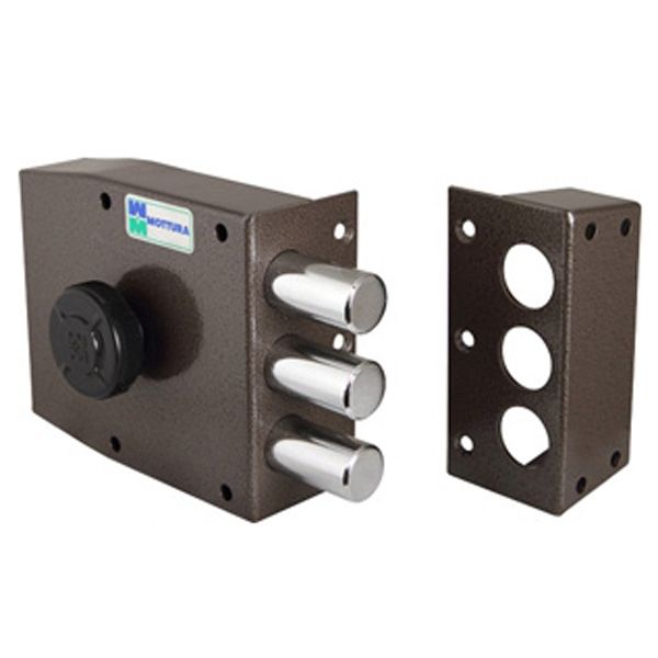 Дверний замок вхідний Mottura 30401VS50C5 лівий коричневий