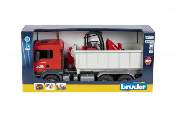 Игрушечный набор Bruder Грузовик MAN TGS и мини-погрузчик Schaffer 2630 03767