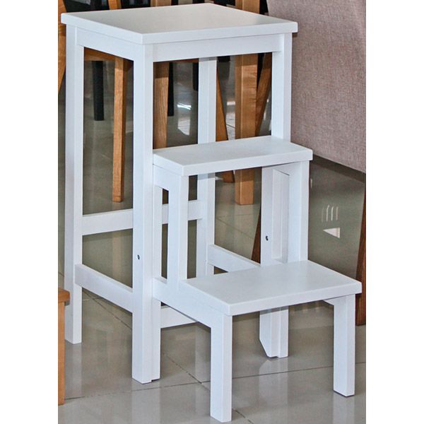 Табурет-лестница РПМК 720х390х340(610) мм белый / белый 