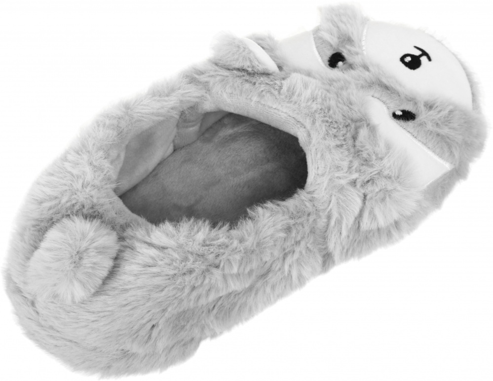 Тапочки детские HW з аркою Енот р.36-37 серый NULL