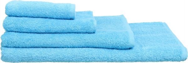 Рушник махровий 70x140 см блакитний Рашід 