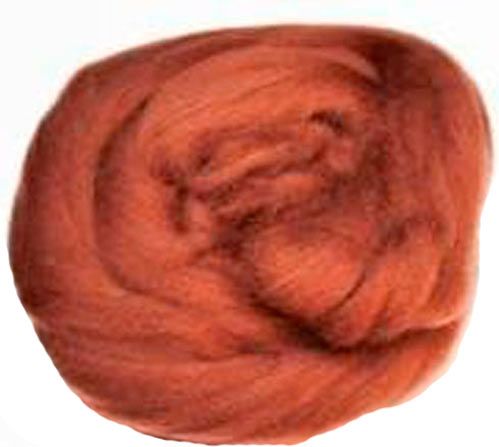 Вовна для валяння 241 Шоколад (22-24 мік) 50гр. 