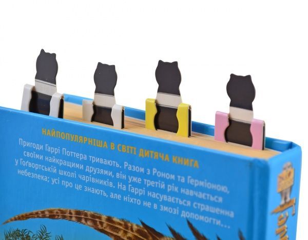 Закладки магнитные YES City cats 4 шт. 706998 