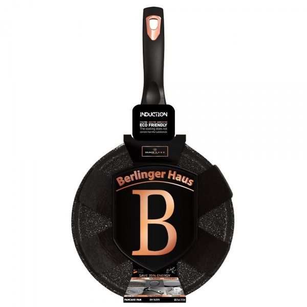Сковорода для блинов BLACK ROSE Collection 25 см BH 1639N Berlinger