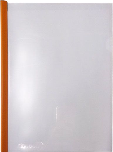 Папка с прижимом 5538Е А4 Макарон 8 мм Miracle оранжевый Deli