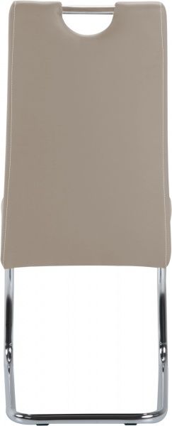 Стул обеденный GT Racer KY666 хром/капучино