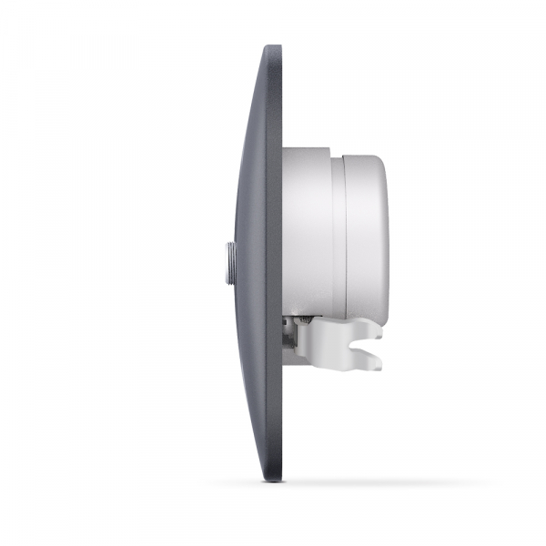 Розетка TV+SAT кінцева подвійна Videx Binera IP20 чорний графіт VF-BNSK2TVSATE-BG