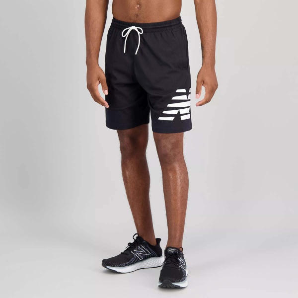 Шорты New Balance HEATHERTECH KNIT MS21073BK р. M черный