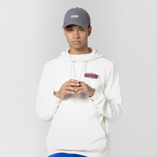 Джемпер Converse SHOE HERO HOODIE 10024614-281 р. 2XL білий