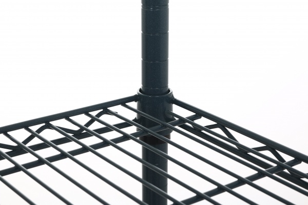 Стелаж PROзапас зелений 1800x910x610 мм метал полиця 4 шт. хром 