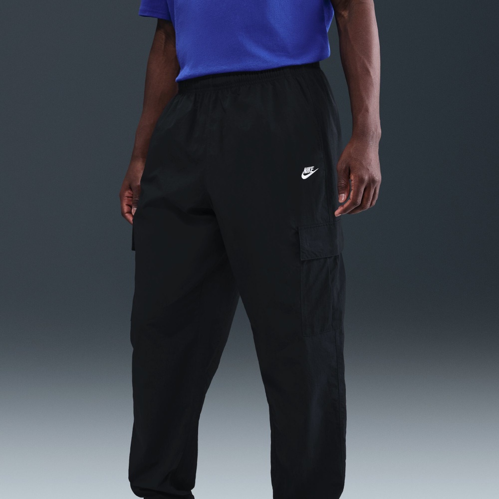 Брюки Nike M NK CLUB WVN CARGO PANT HJ1990-010 р. L черный