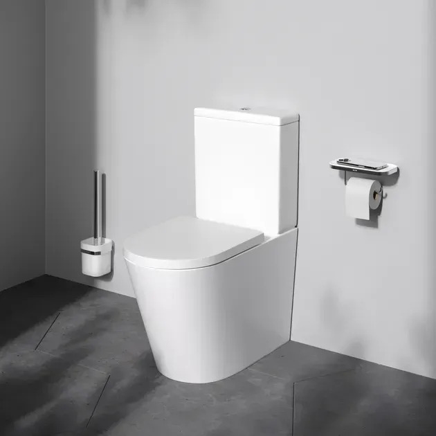 Унітаз-компакт AM.PM Func Rimless CFA8600SC безобідковий з сидінням мікроліфт