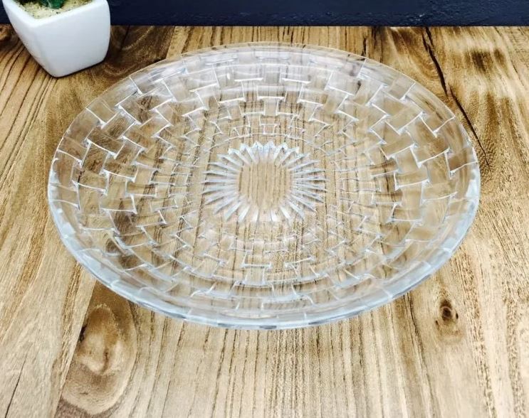 Блюдо сервірувальне Fiora Monza кругле 15x2 см прозоре