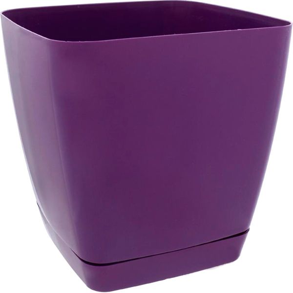 Горщик квітковий Декор-Престиж Тоскана-Квадро 19 5 л фіолетовий