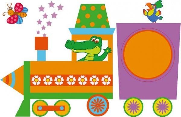 Ігровий набір Ранок розумний паровозик. Форми 273989