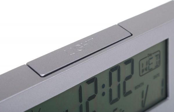 Годинник настільний Spirit 13.5х3.1х7.4 см срібний