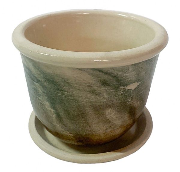 Горщик Бутон мармур 0,3 л 