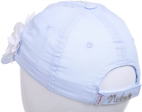 Кепка для девочек Pampona 21 L 07 р.50 светло-голубой 