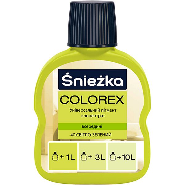 Пігмент Sniezka Colorex світло-зелений 100 мл