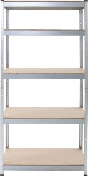 Стеллаж Меткас 1800x900x450 мм белый (В200/2) (Бюджет) 1800x900x450 мм оцинкованный (В200/2)