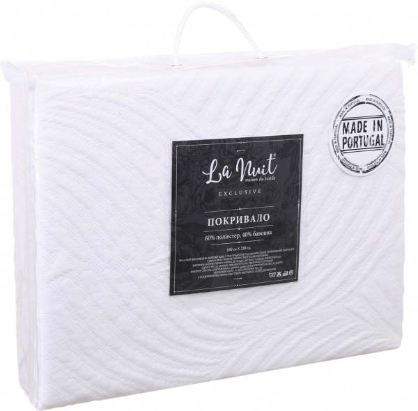 Покривало Nirvana 160x220 см La Nuit білий 
