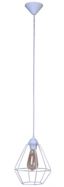 Підвіс Геотон MINI-1WH 1x40 Вт E27 білий 49463 