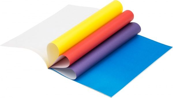 Папір кольоровий А4 односторонній 8 аркушів Апельсин