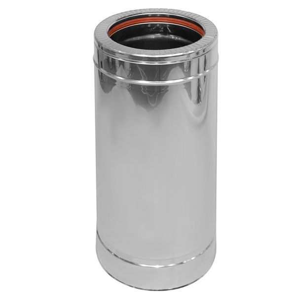 Труба 1 м термо 0,5 мм нерж/нерж Ф150/220 мм Versia-Lux 