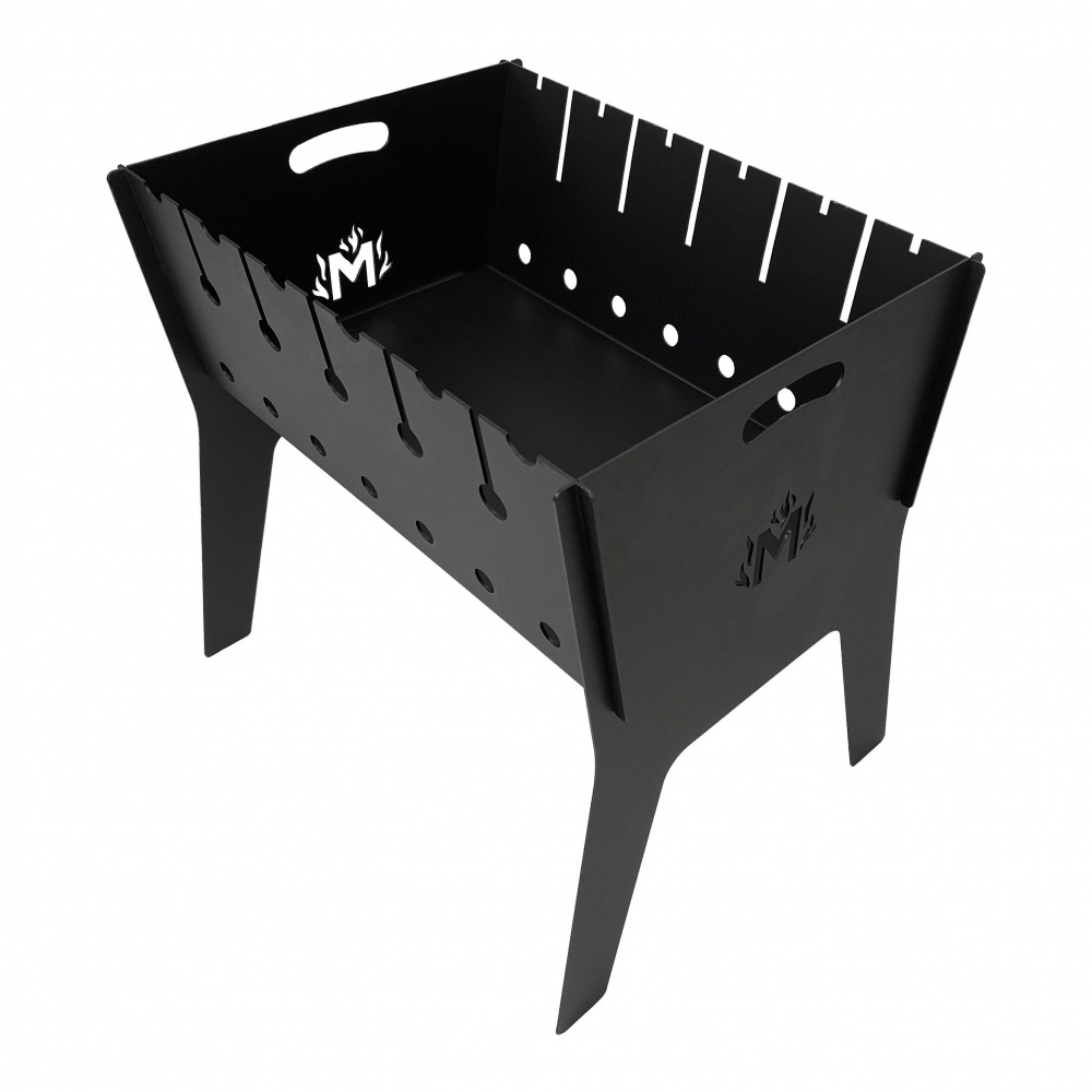 Мангал раскладной Metalzavod Феникс на 6 шампуров 2 мм двухуровневый