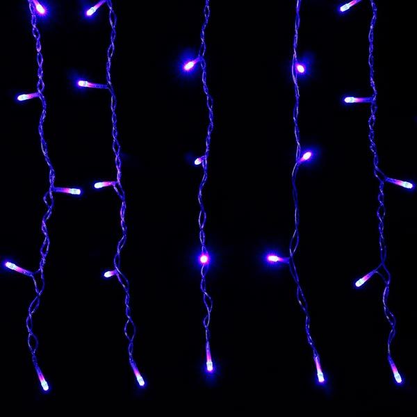 Гирлянда-штора LED 135 ламп 2.7 м голубая