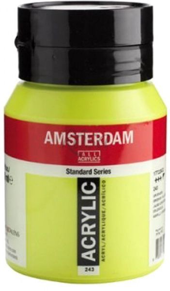 Фарба акрилова № 243 Зелено-жовтий 500 мл Amsterdam Standart Royal Talens
