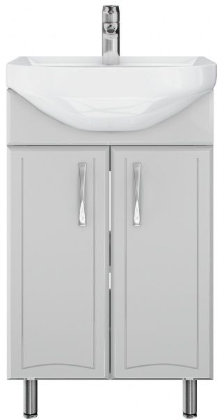 Тумба напольная Water House Прайм 50 МДФ серый под умывальник Прокси-Solo 50