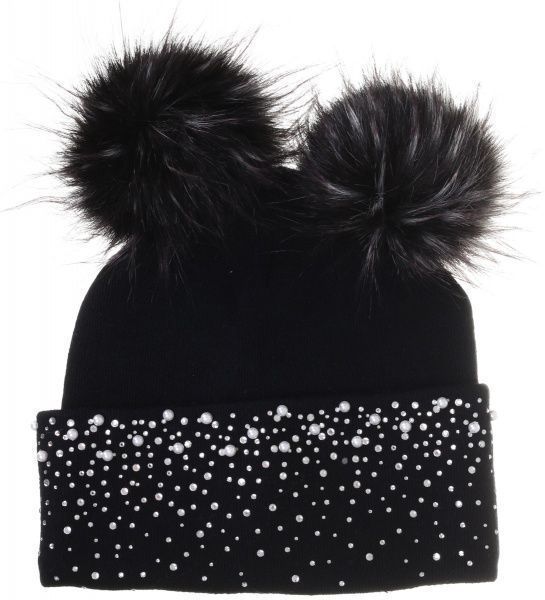 Шапка для девочек Pompona р.52-54 черный 20 Z P 28 ПП 