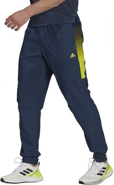 Брюки Adidas M SL WV C PT GM8347 р. 2XL черный