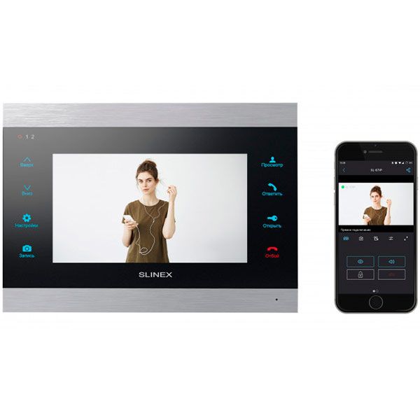 Видеодомофон Slinex SL-07IP SL-07IP (чорн-сір)