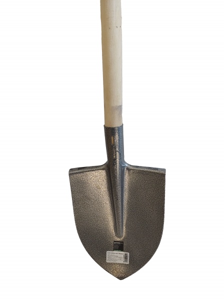Лопата штикова Strend Рго сіра з держаком