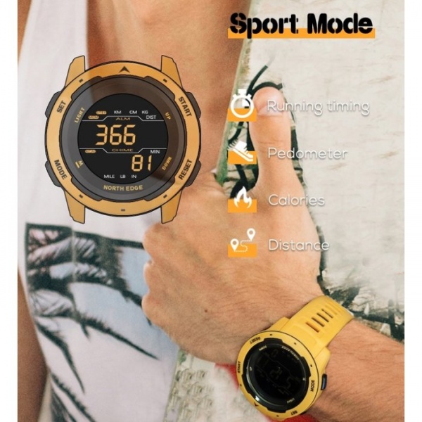 Годинник тактичний MARS Pro 5BAR North Edge black (NULL)