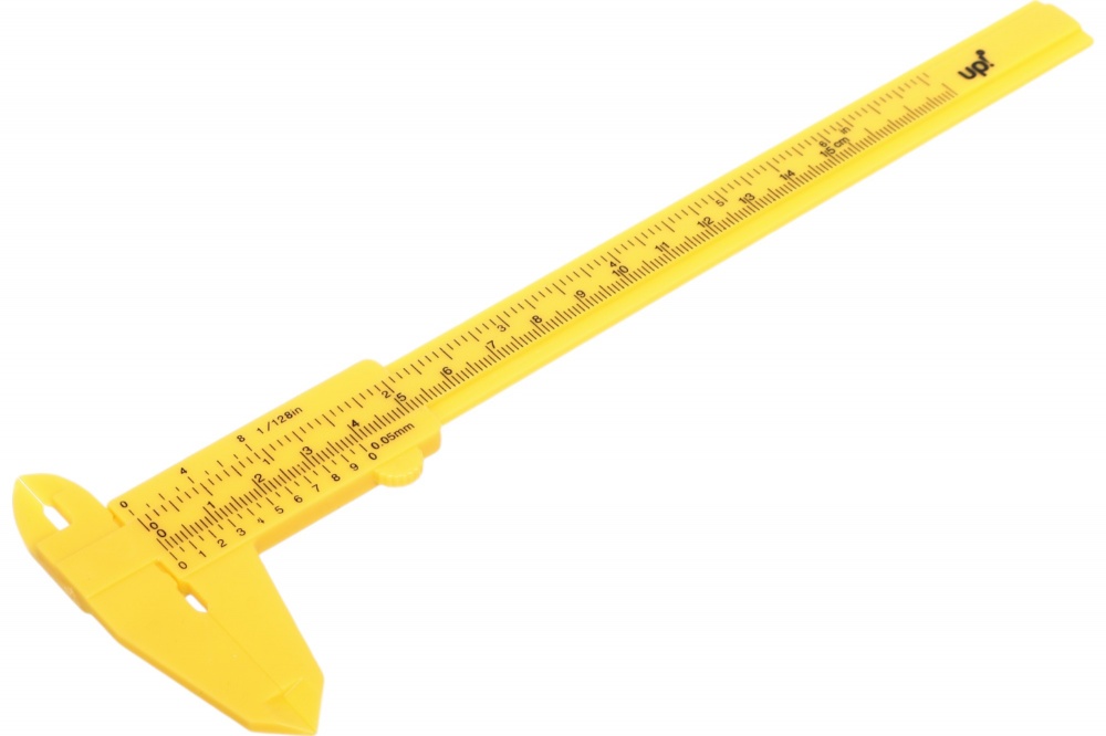 Штангенциркуль нониусный UP! (Underprice) 150 мм пластиковый VCP-UP-150