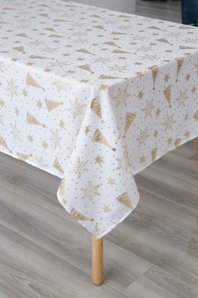 Скатерть Tangi 140x220 см белый Sensio