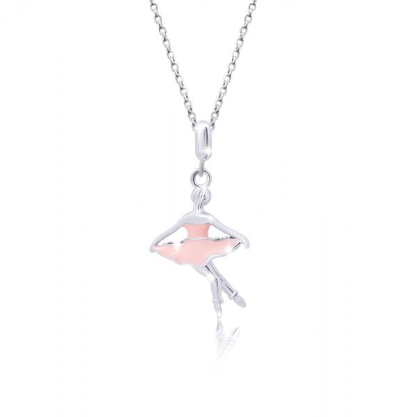Кулон UMa&UMi Балерина розовая