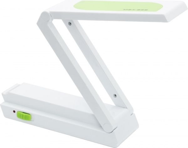 Настольная лампа офисная Oasis аккумуляторная 7.2 Вт белый с зеленым MZX-828 green 