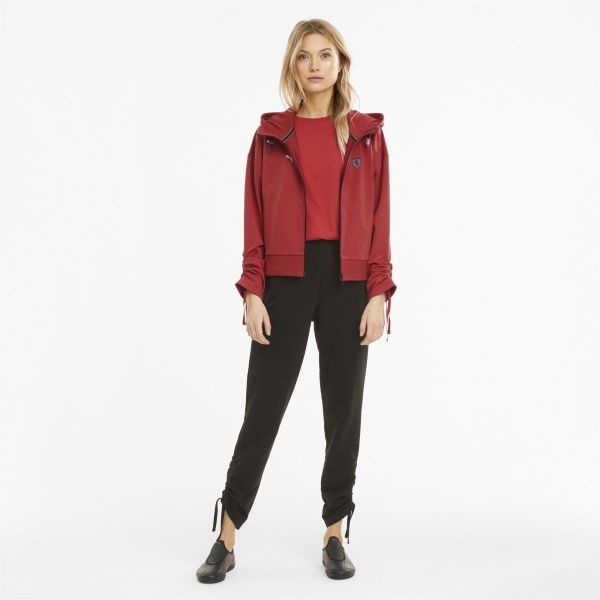 Джемпер Puma Ferrari Styl Wmn Hdd Swt Jkt 59988802 р. S красный