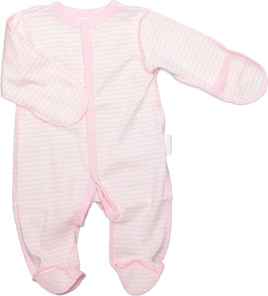 Комбінезон дитячий для дівчинки Маленькие люди зигзаги 9001-110 р.62 рожевий 