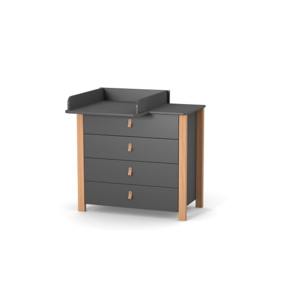 Комод підлоговий Veres Монако 900 темно-сірий під пеленатор 33.2.35.2.16 