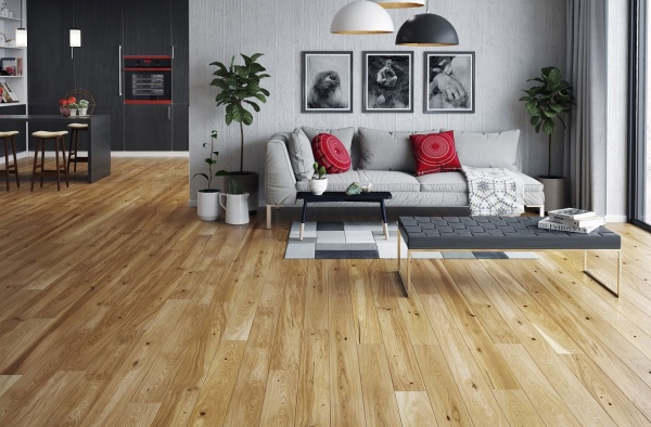 Паркетная доска Ekoparket дуб однополосная 14х110х660 мм (0,5 кв.м) Grazia